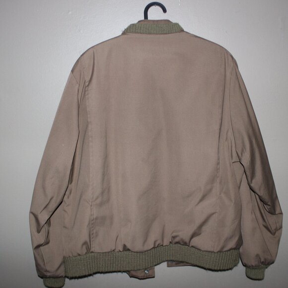 Vintage V.I.P Sherpa Lined 80's Bomber Jacket - Picture 3 of 4